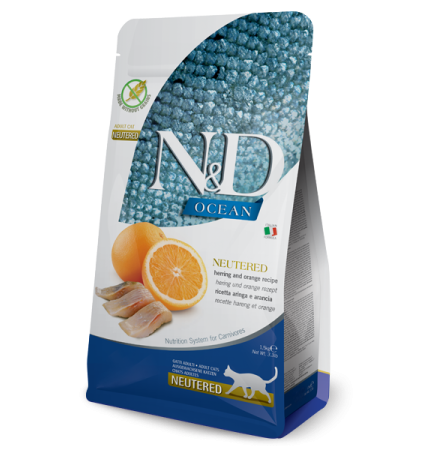 Farmina N&D Ocean Adult Cat Herring & Orange 300 г
